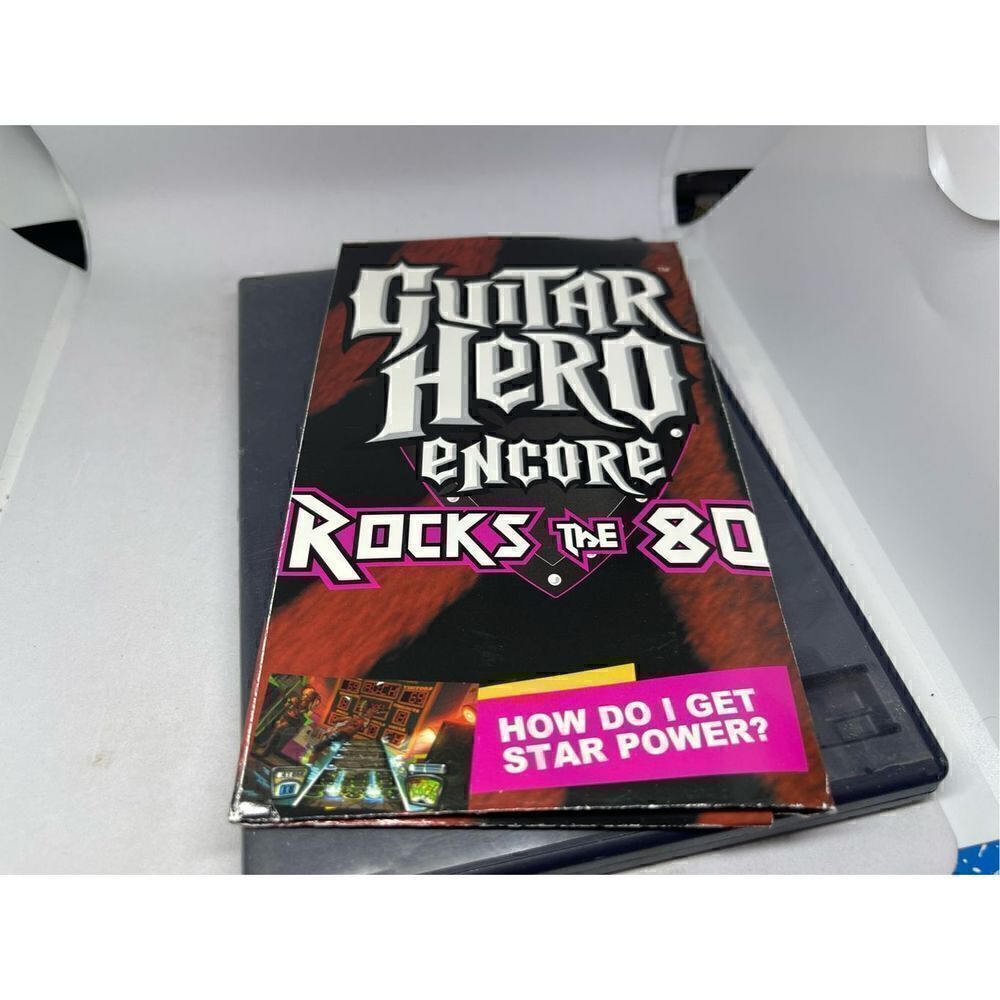 Guitar Hero Encore Rocks the 80s double sided poster
